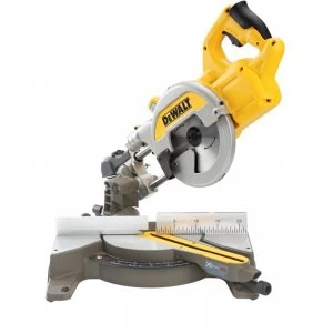 Image of DEWALT DCS777 54v XR Cordless FLEXVOLT Mitre Saw 216mm No Batteries No Charger No Case