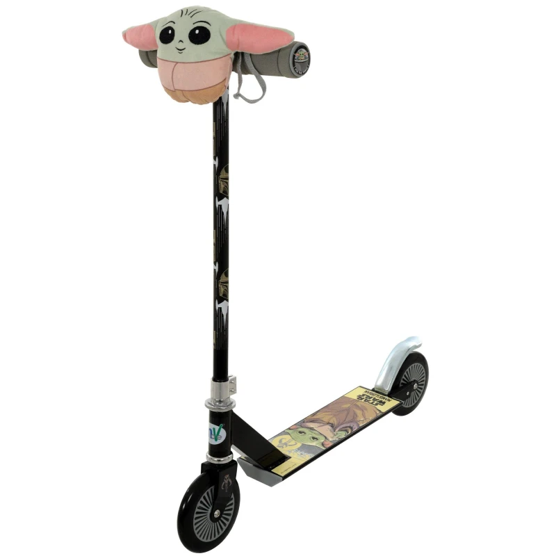 Image of Star Wars Star Wars Inline Scooter with Grogu Squishle Scooters One Size None 72571469000