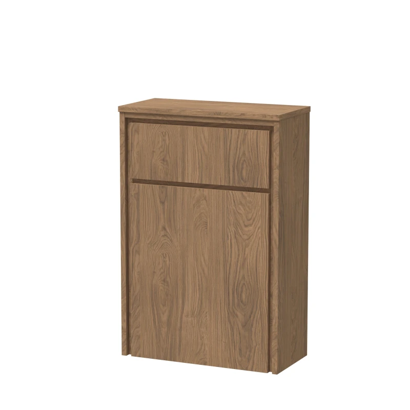 Image of Balterley Floor Standing WC Unit - 818 x 555 x 260mm - Antique Oak in Brown Brown Unisex