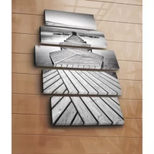 Image of 5PATK-108 Multicolor Decorative Canvas Painting (5 Pieces)