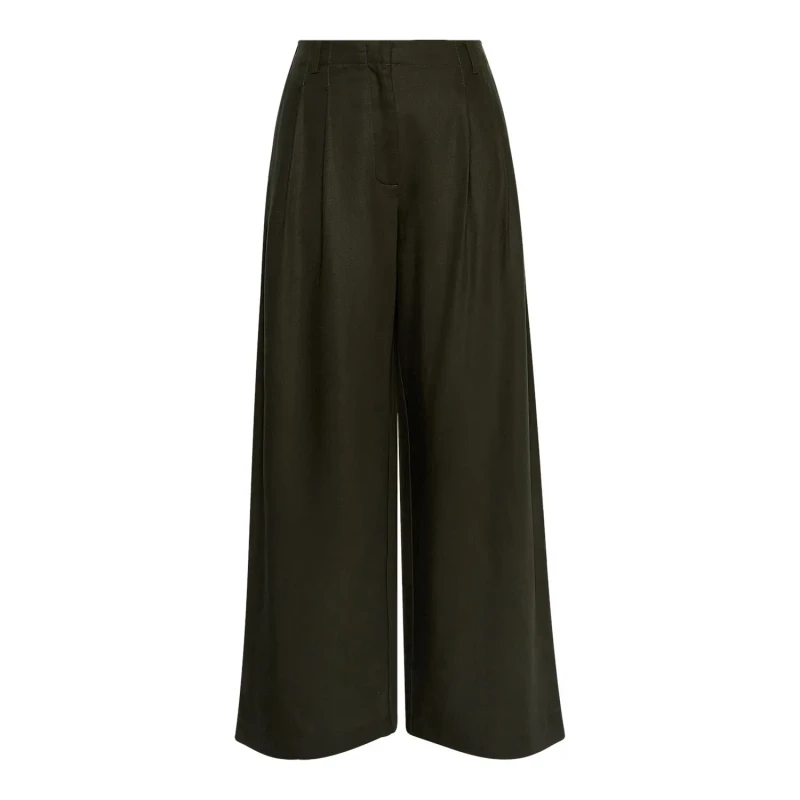 Image of moss copenhagen Womens Trousers Moss Copenhagen Esterika Vert Female L