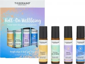 Image of Tisserand Roll-On Wellbeing Pulse Point Roller Ball Collection Unisex 4x10ml