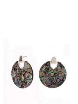 Image of Mood Multicolour Resin Disc Stud Earrings