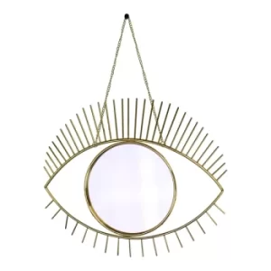 Image of Gold Metal Eye Mirror