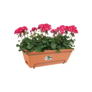 Image of Elho Barcelona Allin1 50cm Outdoor & Balcony Planter - Terra