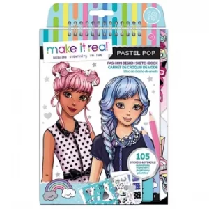 Image of Make It Real Fashion Design Sketchbook: Pastel Pop
