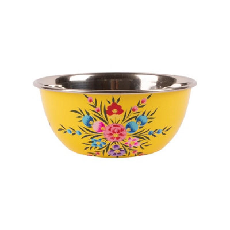 Image of Billycan Picnic Bowl - 18.5Cm - Buttercup Pansy