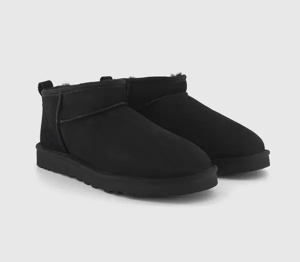 Image of UGG Mens Classic Ultra Mini M Black, 11