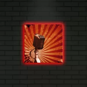 Image of 2828DACT-23 Multicolor Decorative LED Lighted Canvas Painting