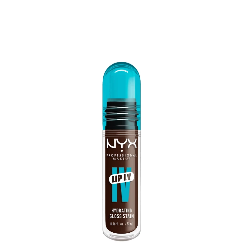 Image of NYX Lip I.V. Hydrating Gloss Stain Espresso Soak 5 ml