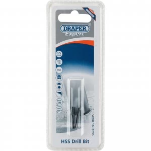 Image of Draper Expert HSS Drill Bit 0.5mm Pack of 10
