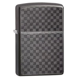 Image of Zippo Iced Carbon Fibre Grey regular Windproof Lighter