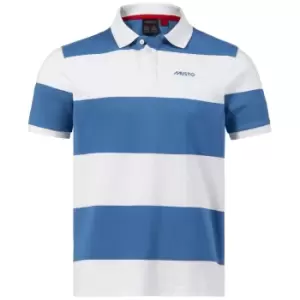 Image of Musto Mens Marina Polo Organic Cotton Shirt Blue M