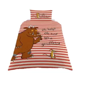 Image of The Gruffalo Oh Help Duvet Cover Set (Junior) (Orange/Cream)