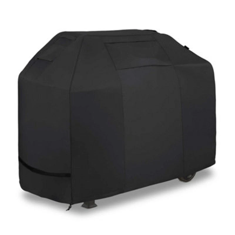 Image of Vonhaus Medium BBQ Grill Cover Black (H)124.5cm x (W)152cm x (D)67cm, Black 2502004