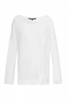 Image of French Connection Summer Linen Jumper White