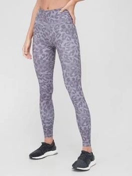 Image of Adidas Believe This 2.0 All Over Print Leggings - Grey