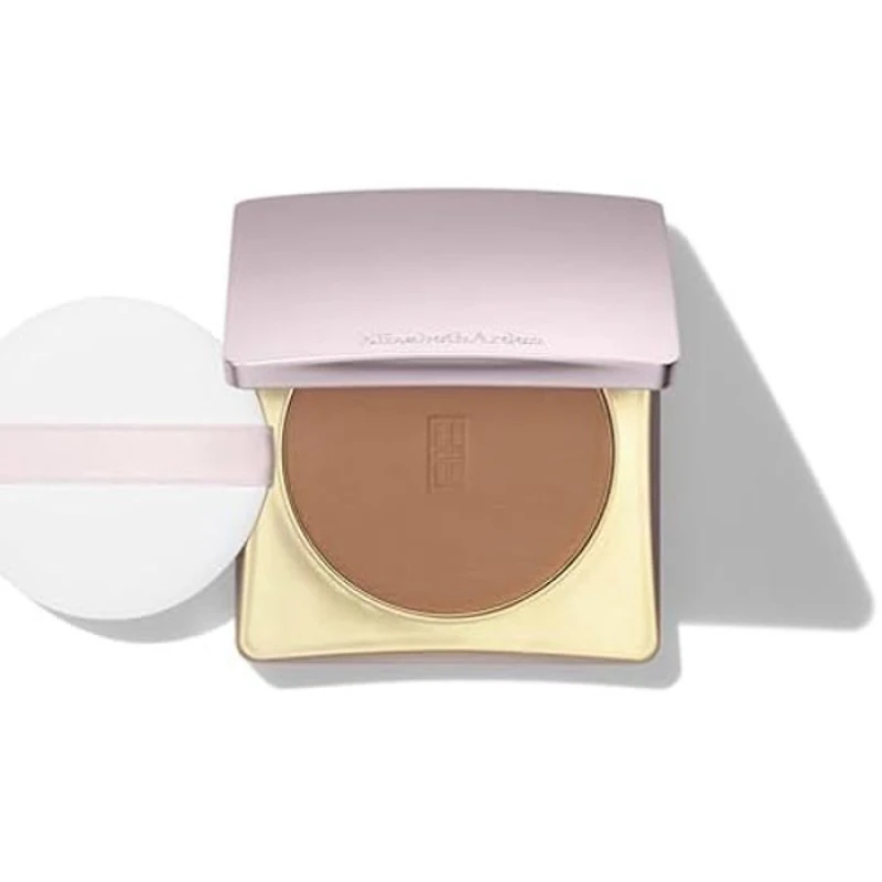 Image of Sublime Market Connect Compact Powder - Elizabeth Arden - Flawless Finish - Matte Finish - Light Coverage - Beige Black black