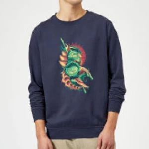 Image of Aquaman Xebel Sweatshirt - Navy - XXL