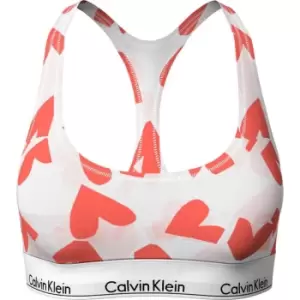 Image of Calvin Klein Modern Cotton Logo Bralette - Red