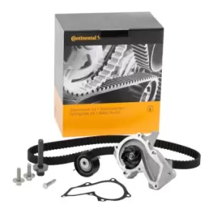 Image of CONTITECH Water Pump + Timing Belt Kit CT881WP3 FORD,VOLVO,Fiesta Mk6 Schragheck (JA8, JR8),FOCUS III Turnier,Focus II Schragheck (DA_, HCP, DP)