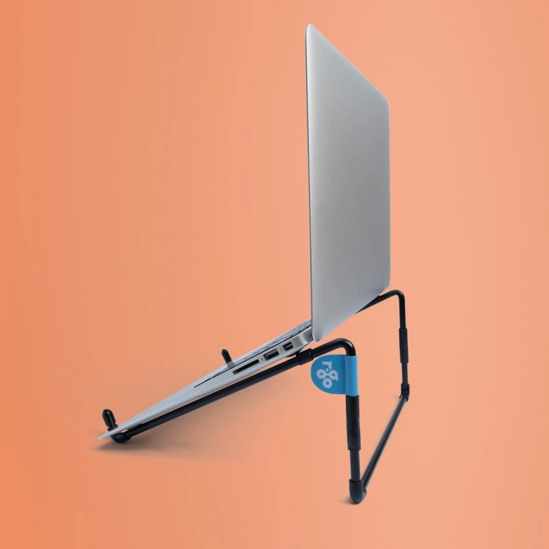 Image of R-Go Tools R-Go Tools Laptop stand R-Go Steel Travel, ergonomic and foldable, suitable for 10-22" laptop, Black RGOSC015BL