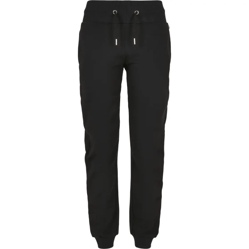 Image of Urban Classics Womens trousers Urban Classics organic Large sizes Noir Female 2XL