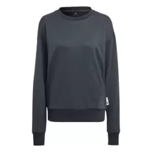 Image of adidas Studio Lounge Loose Sweatshirt Womens - Grey