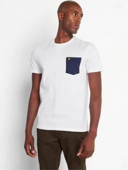 Image of Lyle & Scott Lyle & Scott Contrast Pocket T-Shirt