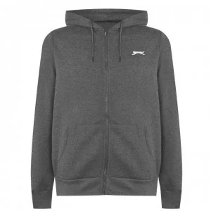 Image of Slazenger Full Zip Hoody Mens - Charcoal Marl