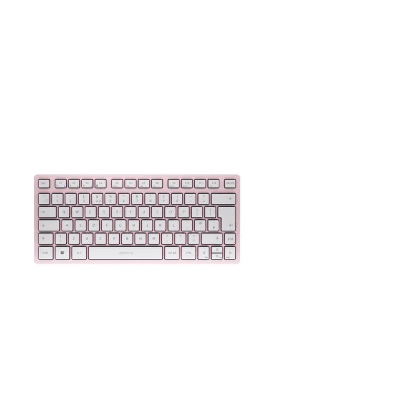 Image of Cherry CHERRY KW 7100 MINI BT Compact Bluetooth Keyboard - Cherry Blossom JK-7100GB-19