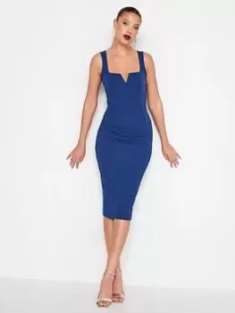 Image of Long Tall Sally Glitter Bodycon Dress - Blue Size 20, Women