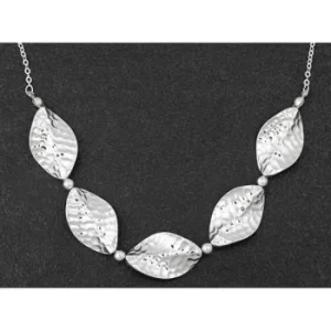 Image of Back To Nature 3 Leaves Silver Plated Necklace