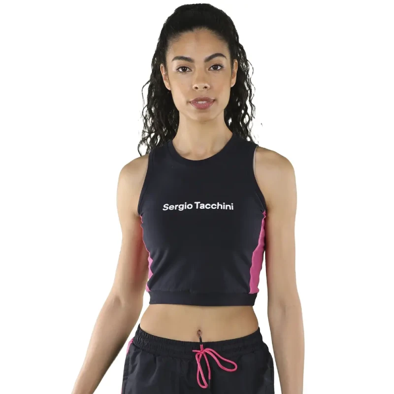 Image of Sergio Tacchini Womens tank top Sergio Tacchini Vikla Bleu Female S