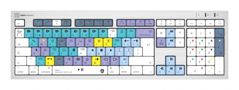 Image of Logickeyboard LKB-RESC-CWMU-UK keyboard Office USB QWERTY English Silv