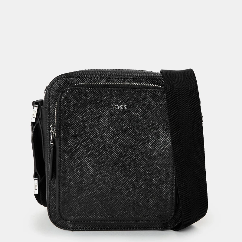 Image of Boss Moon Ns Zippck Shoulder Bag Black male One Size