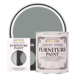 Image of Rust-Oleum Chalky Furniture Paint - SLATE - 750ml
