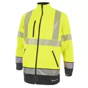 Image of Beeswift High Visibility Two Tone Softshell Saturn Yellow Navy S