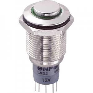 Image of TRU COMPONENTS LAS2GQH 11EG12VNP Tamper proof pushbutton 250 V AC 3 A 1 x OnOn momentary