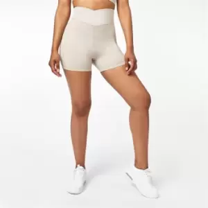 Image of USA Pro x Courtney Black 3" Strength Shorts - Cream