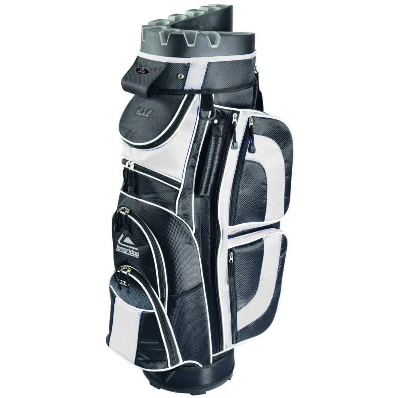 Image of Longridge Longridge Pro Cart Bag Black/White unisex One size