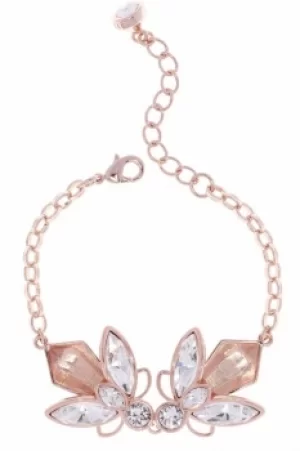 Image of Ted Baker Ladies Rose Gold Plated Genfer Geometric Bee Bracelet TBJ1619-24-02