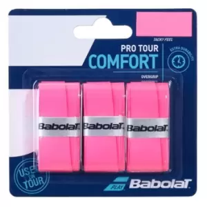 Image of Babolat Pro Tour 3 Pack of Grips - Pink