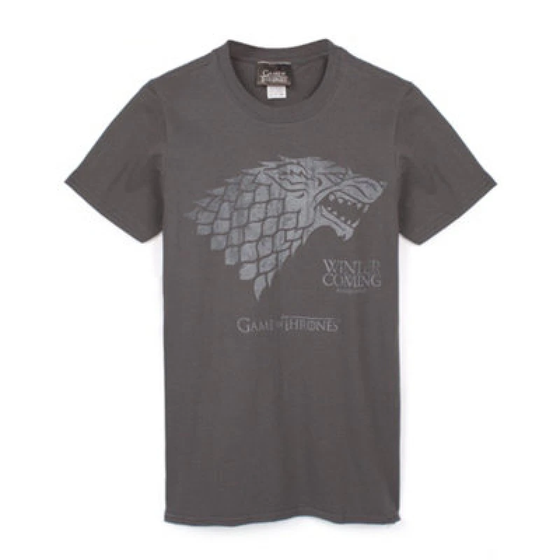 Image of (Medium) Game of Thrones Short Sleeved T-Shirt (Mens Grey)