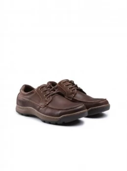 Image of Hush Puppies Brown Trucker Shoes - 10
