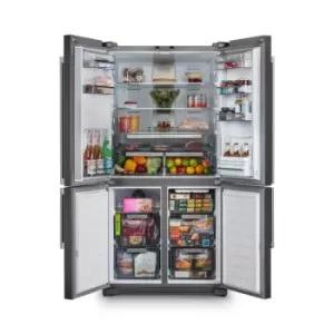 Image of Rangemaster RSXSDL21SS/C 4 Door Deluxe French Style Fridge Freezer