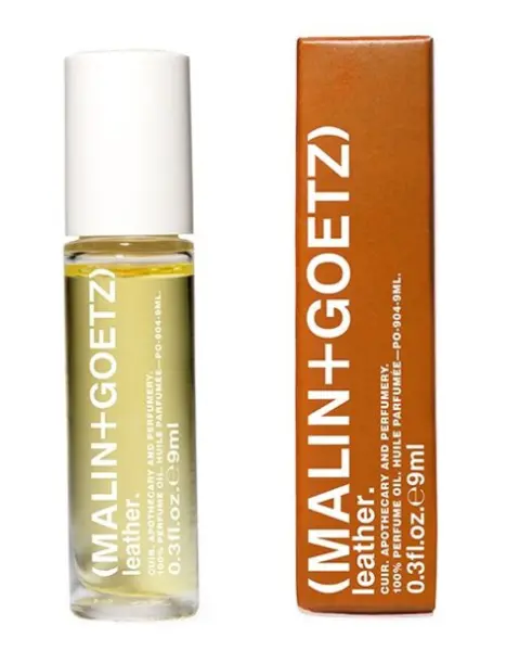 Image of Malin and Goetz Leather Perfume Oil Unisex 9ml