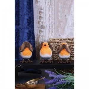 Image of Three Wise Robins Figurines