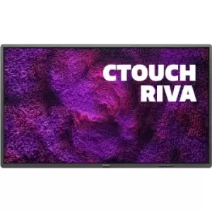 Image of CTOUCH Riva 2.17 m (85.6") 3840 x 2160 pixels Multi-touch Black
