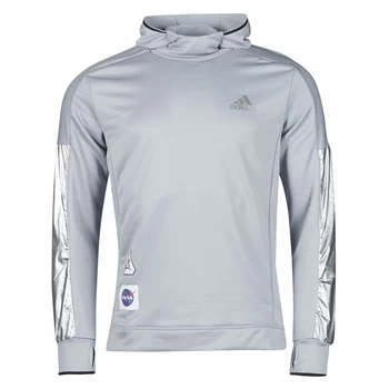 Image of adidas SPACE HOODIE M mens Sweatshirt in Silver - Sizes XXL,S,M,XL,XS